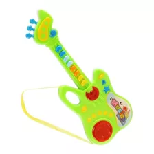 Guitarra Didáctica Electrónica Con Luz Y Sonido Juguete $hc