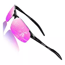 Hd Gafas De Sol Mujer Polarizadas Protección Uv Deporte Rosa