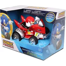 Sonic The Hedgehog Carrinho Knuckles Pull Back Fun F01066 Cor Vermelho