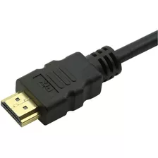 Cabo Hdmi 2.0 Gold 4k 3d Ultrahd 19 Pinos Chip 50cm Pix 0,5m