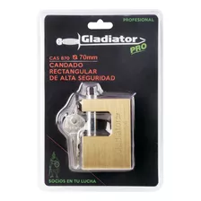 Candado Alta Seguridad 70mm Gladiator