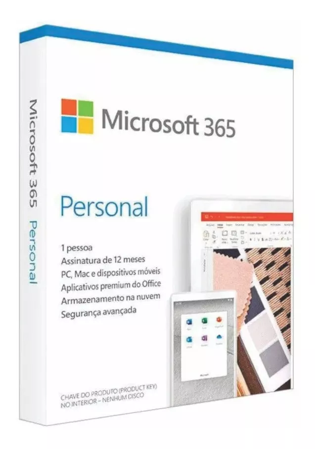 Microsoft Office 365 Personal Pc/mac (box) Assinatura Anual