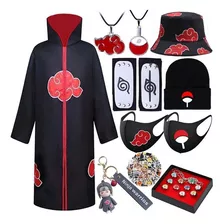 21pcs Naruto Itachi Kit Akatsuki Bata Accesorios De Ropa