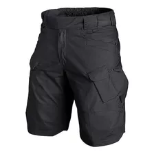 Short Tactico Militar Outdoor Bermuda Cargo De Hombre Negro