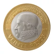 Moneda De 20 Pesos Morelos 2015 Sin Circular