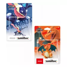 Amiibo Charizard + Amiibo Greninja - Super Smash Bros