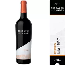 Vino Terrazas Reserva Malbec De Los Andes Pack Caja X6 750ml