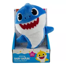 Pelúcia Super Macia Papai Tubarão - Baby Shark