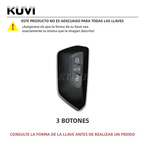 Funda Carcasa Llave Para Vw  Golf Cupra Formentor Leon Ateca Foto 3