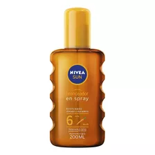 Bronceador De Aceite En Spray Nivea Sun Fps 6 Resistente Al Agua 200ml