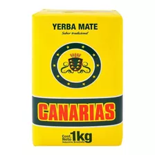 Yerba Mate Canarias 1000g Sabor Tradicional