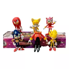 Figuras Sonic Colección 7 Personajes Juguetes Regalo 