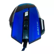 Mouse Gamer Fr-404 Azul Com Preto 2400 Dpi Feir 