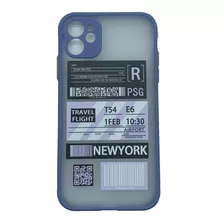 Funda Case Generica P/ iPhone Boleto Ticket Avion New York