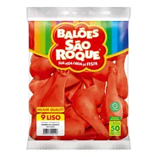 Balão Bexiga Festa São Roque Numero 9 Pct C/ 50 Profissional