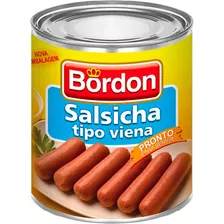 Salsicha Bordon Tipo Viena Lata 180g Liquido 300g