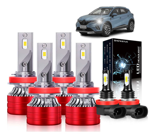 Bombillas De Luz Antiniebla Led H11 H8 4000 Lm Para Nissan