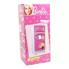 Heladera Glam Barbie Con Accesorios 60cm - Miniplay Color Rosa