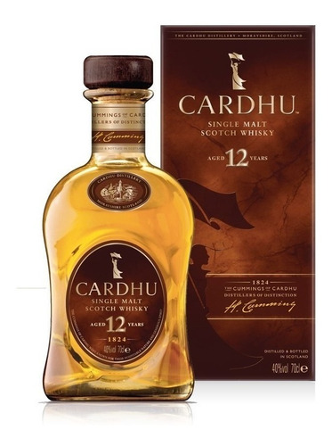 Whisky Cardhu 12 Años - Single Malt, 700 Ml.