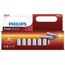 Pack X12 Pilas Alcalinas Philips Aa 1.5v Blister 12 Unid.®