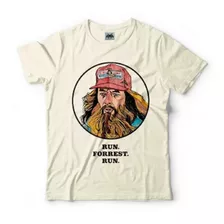 Remera Forrest Gump Retro Serigrafia Algodon Peinado