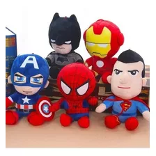 Peluches Thanos Spiderman Capitan Iron Man Batman Hulk X1