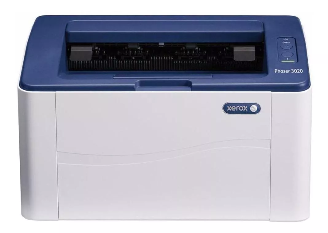 Impresora Simple Función Xerox Phaser 3020/bi Con Wifi Blanca Y Azul 110v - 127v