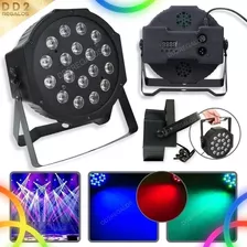 Luz Proton Fiesta Dj Audioritmica Iluminacion Led 18 Luces