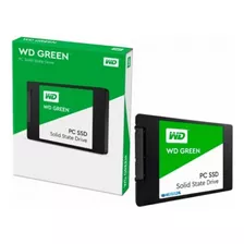 Disco Wd Duro Sólido 120 Gb 2.5 Green Sata 7mm Pc Negro