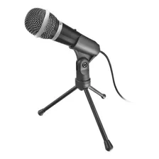 Microfono Analogo Pc Escritorio Ca-mic Color Negro