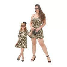 Vestido Infantil Curto + Macaquinho Mulher Alça - Compre Já