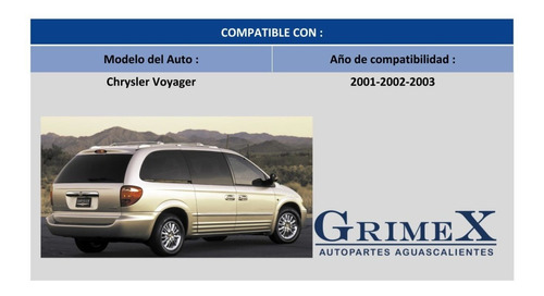 Calavera Chrysler Voyager 3 Focos 2001-01-2002-02-2003-03 Foto 4