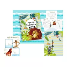 Cuaderno Agenda Pediatrica Imprimible Editable - Kit X 4