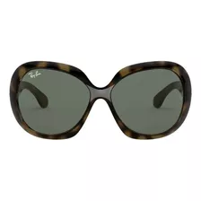 Anteojos De Sol Ray-ban Jackie Ohh Ii Standard Con Marco De Nailon Color Gloss Tortoise, Lente Green Clásica, Varilla Gloss Tortoise De Nailon - Rb4098