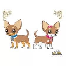 Matrizes Bordado Comp Casal Pinscher Cachorro