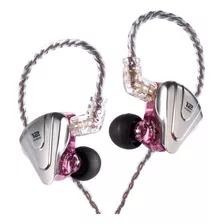 Auriculares Intraurales Kz Zsx Driver De 10 Mm Sin Micrófono, Color Morado