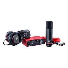 Kit Interface De Audio Focusrite Scarlett Solo Studio 3 Gen