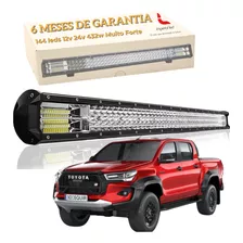 Barra De Led Automotiva 432w 80cm Off Road 4x4 Jeep