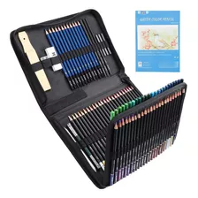 Kit Dibujo Lápices Grafito Y Colores Profesional