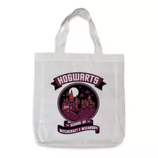 Bolso Tote Bag Mujer Harry Potter Hogwarts De Mano Dama