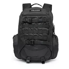 Mochila Esportiva/aventura Volcom Acampamento Grande Esportiva Cor Preto Design Lisa 31l