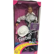 Barbie Ken Cowboy 1993 Western Stampin Country Antiga 80 90