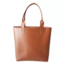 Bolsa Feminina De Ombro Tipo Sacola Couro Caramelo