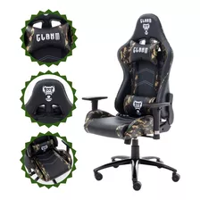 Cadeira Camuflada Gamer Clanm Cm039