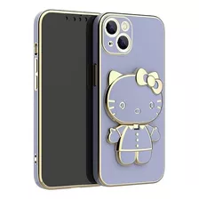 Funda Para iPhone 11 Pro Kitty 3d Con Espejo Soporte