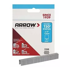 Grapas Arrow 508 Genuinas T50 De 1/2 Pulgada, Paquete De 125