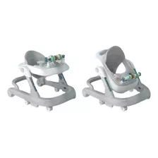 Andador Caminador Multifuncional 4 En 1 Lubabycas Gris