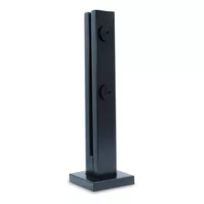 Coluna Torre Inox 304 40cm Guarda Corpo Pronta Cor Preto Fosco