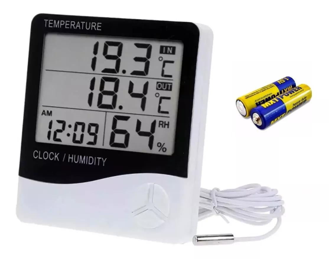 Termometro Higrometro Digital Fepro-mut60os Termohigrometro