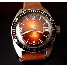 Watex Dama Antiguo Diver Antiguro Reloj Coleccion 21816swt